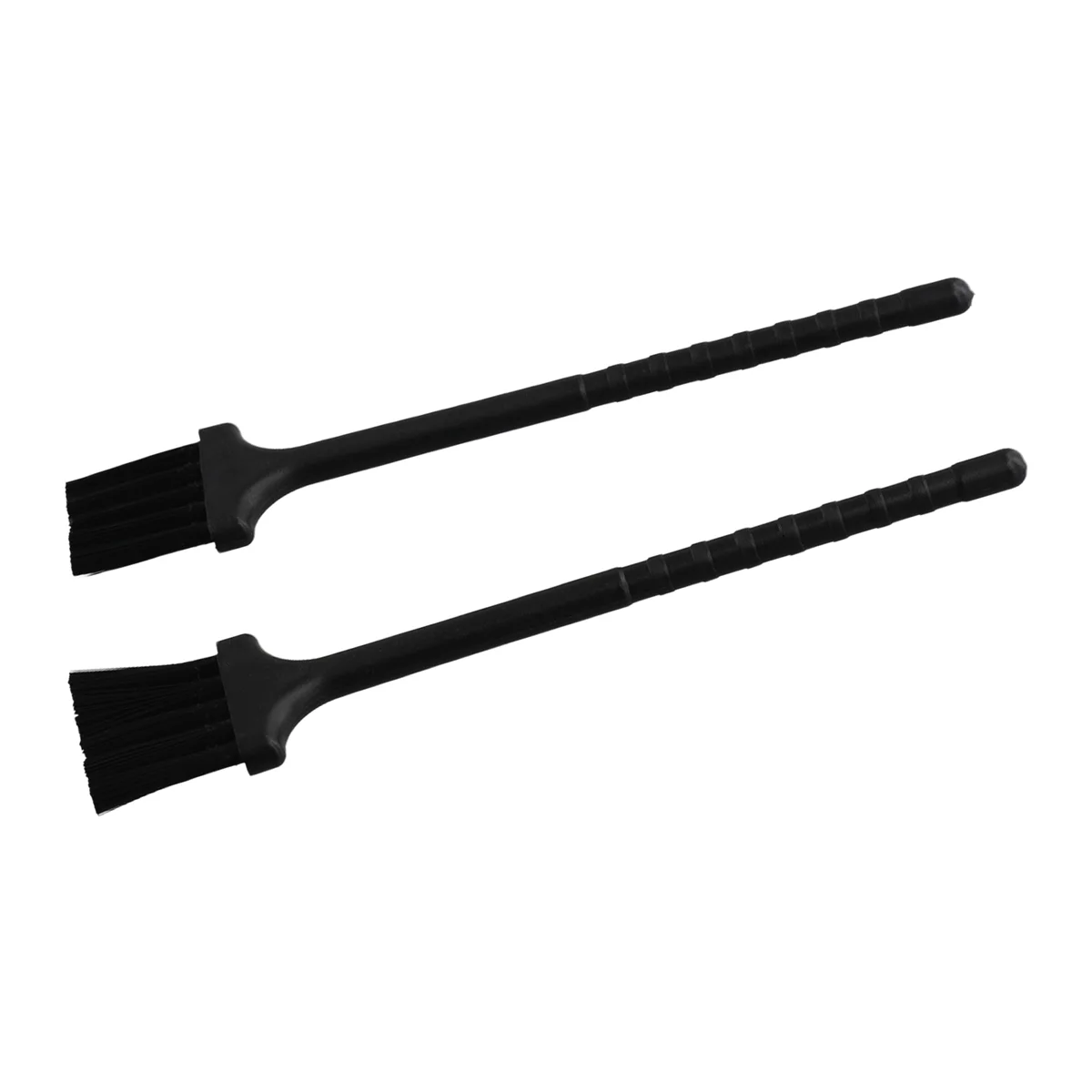 2Pcs Multifunctional Kitchen Brush Razor Cleaning Brush Keyboard Dust Black Nylon Plastic Small Brush for Grinder HGC