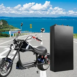 60V 30Ah 21700 Battery Two Wheel Foldable Citycoco Electric Scooter Bicycle For Harley Electric Car Lithium Battery Waterproof