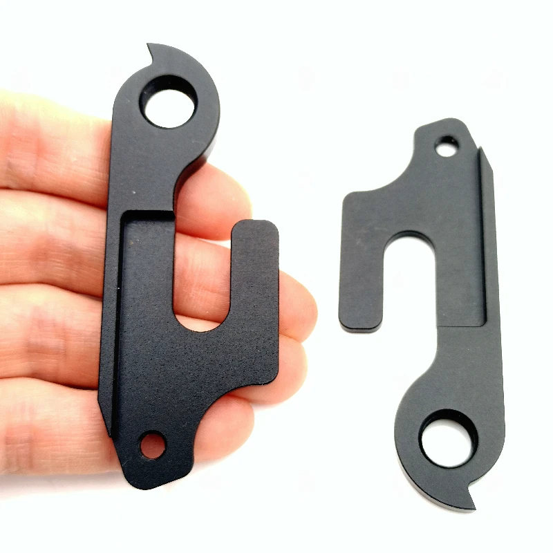 2 Stuks Cnc Fiets Mech Dropout Voor Brompton Mount Staart Haak Brompon Grind Carbon Mountainbike Frame 29er Gear Derailleur hanger