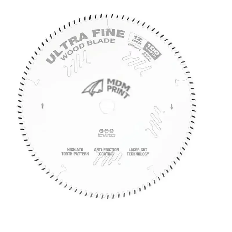 

12" 100T Ultra Fine Finish Circular Saw Blade