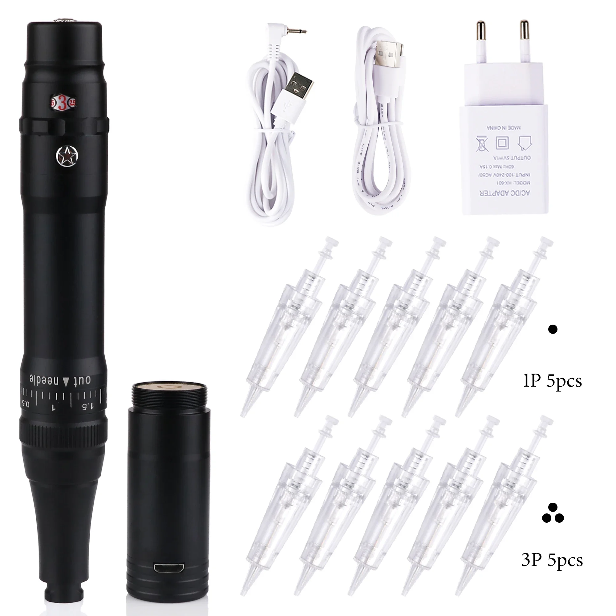 Wireless Tattoo Machine with Battery Permanent Makeup for Eyebrows Eyeliner Lip Microblading Professional Rotary Tattoo Pen Gun