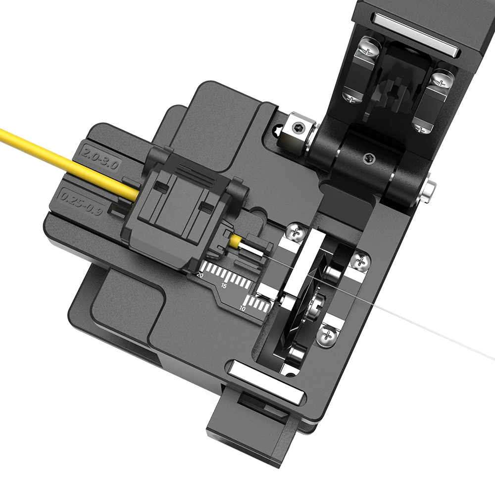 Optical Fiber Cleaver TAWAA FC-20 High Precision For Cable 250Um ~ 3.0Mm 48000 Times Blade Life CNC Hining Excellent Texture