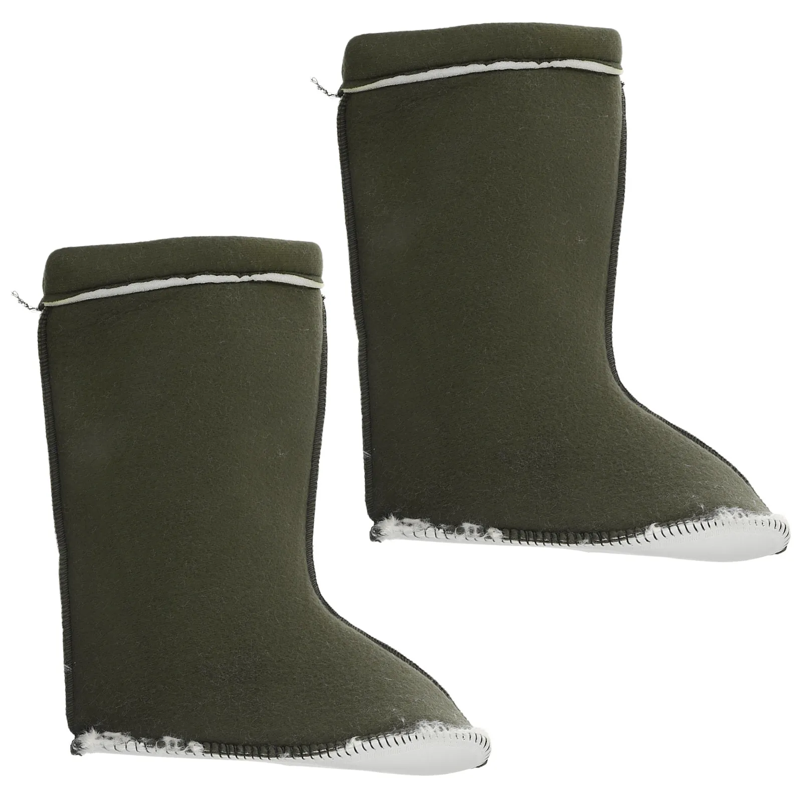

1 Pair Waterproof Insulated Rain Boot Liners Detachable Warm Thermal Inner Shoe Lining for Cold Weather Outdoor Work Walking