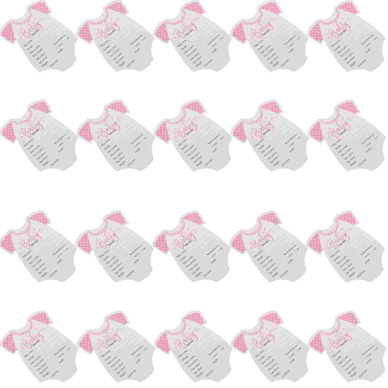 20 Pcs Baby Boy Month Stickers New Dad Cards Party Supplies High-end Self-adhesive