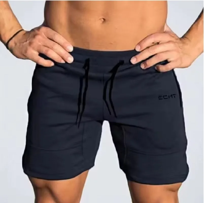 Nieuwe sportshorts heren strandshorts broek met rits bodybuilding joggingbroek fitness jogger running sportscholen herenshorts