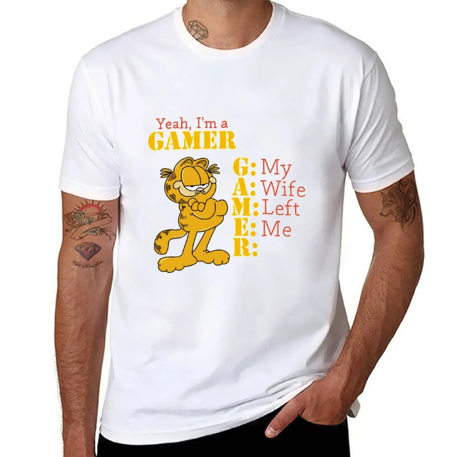 New GAMER T-Shirt boys t shirts summer top tees oversized t shirt men