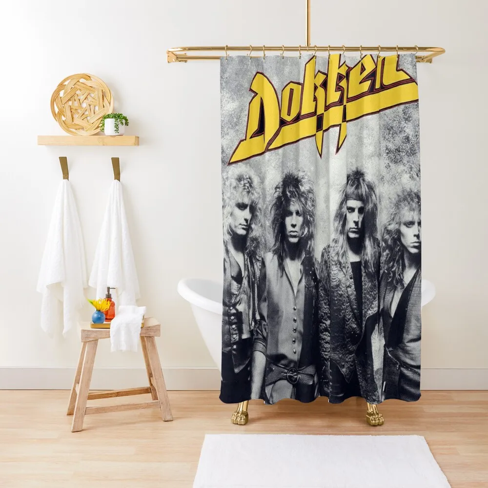 

Twoken New DOKKEN Metal American Tour 2016 Shower Curtain For Bathroom Shower Bathroom Shower Curtain