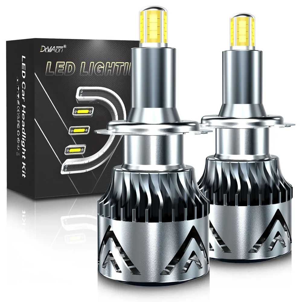 

H7 LED Canbus Car LED Headlight Bulbs 60000LM H11 H1 H8 H9 HB3 HB4 9012 9005 9006 Turbo Bi Led Projector Auto Fog Lamp 4 Sides