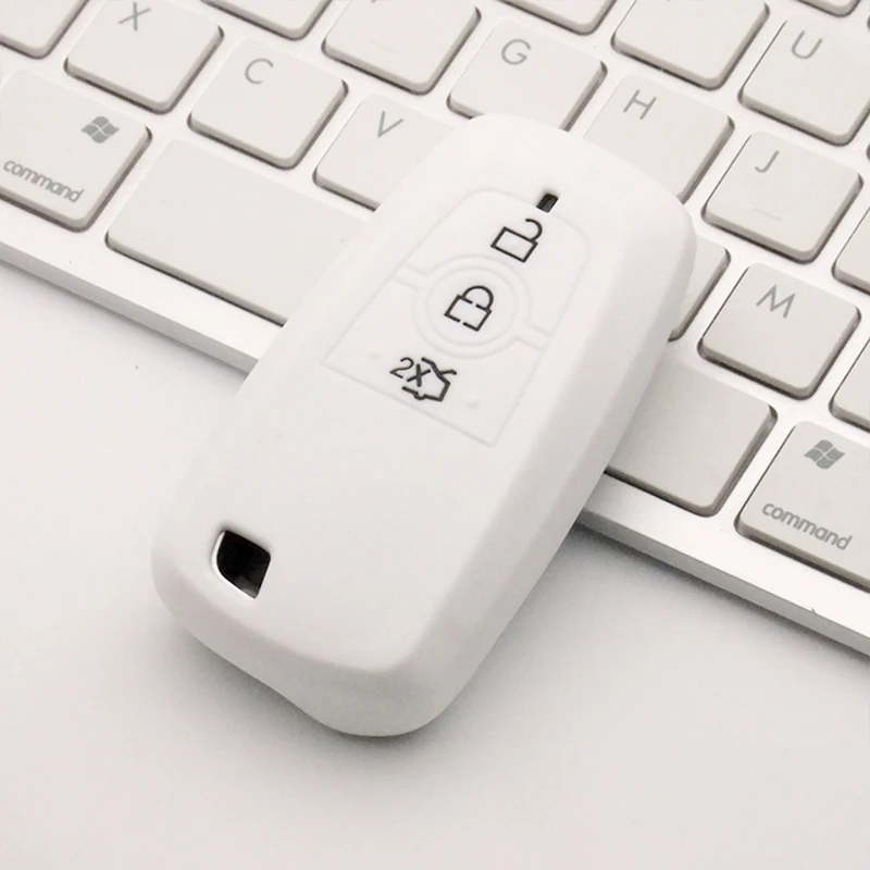 

Silicone Car Key Cover Case Fob Protection Shell for Ford Raptor F150 Remote Control Protector F-150 RAPTOR Fusion Edge Mustang