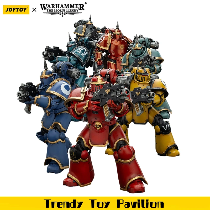 

【JOYTOY】Warhammer 40K Ultramarines MK lll Tactical Legionary Blood Angels Sons of Horus Space Wolves 1/18 Action