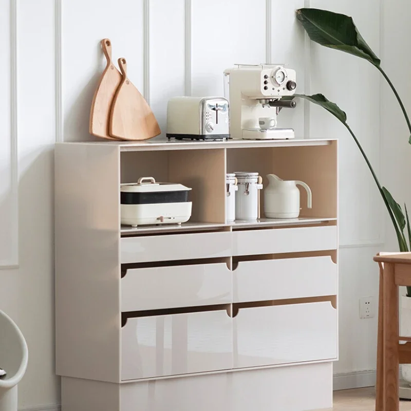 

Акриловый комод с шестью ящиками, боковой шкаф для хранения, гостиная, спальня, задняя бабка, небольшой ящик для хранения, шкаф для хранения