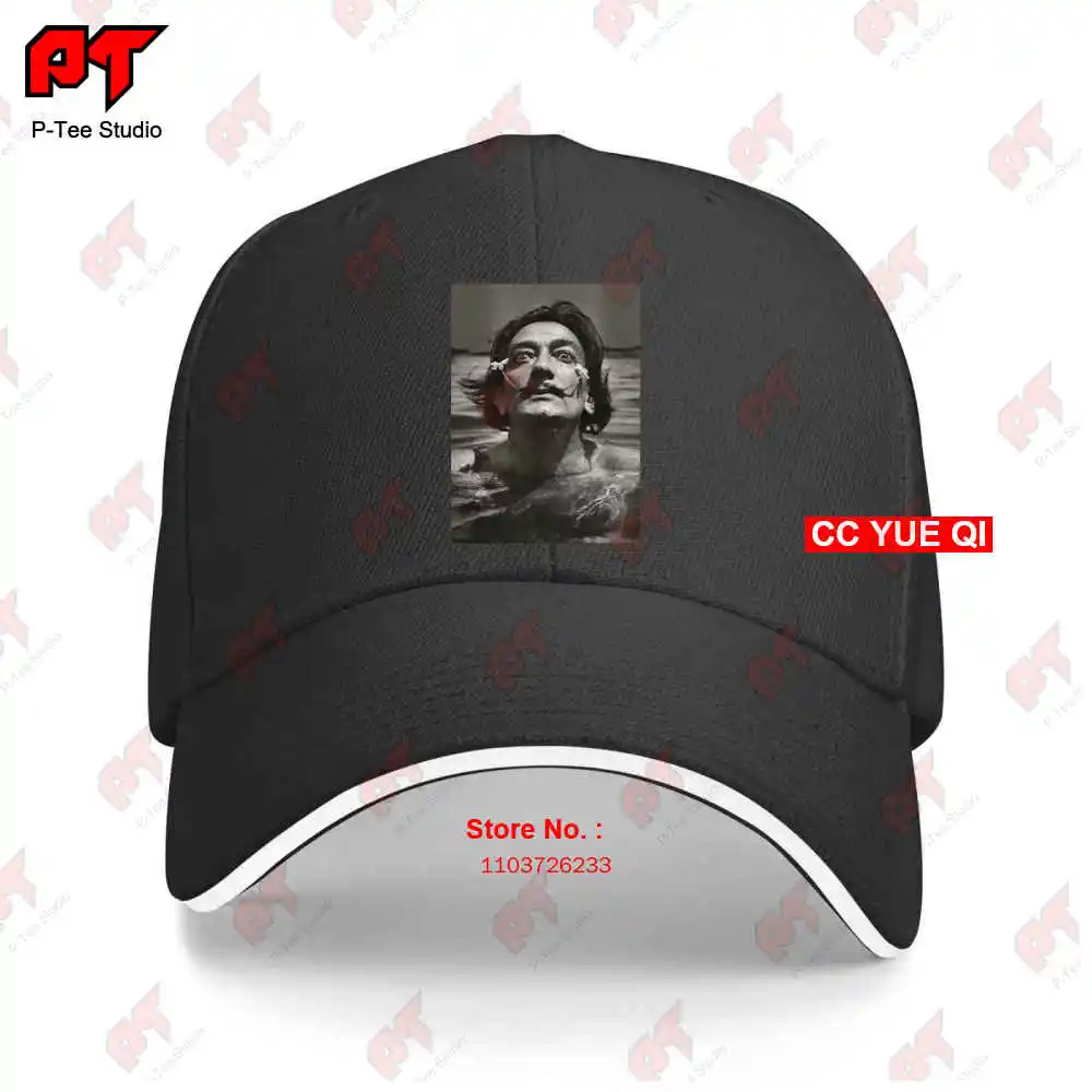 Maglia Salvador Dali Pittore Artista Genio Spagna Baseball Caps Truck Cap V4AO