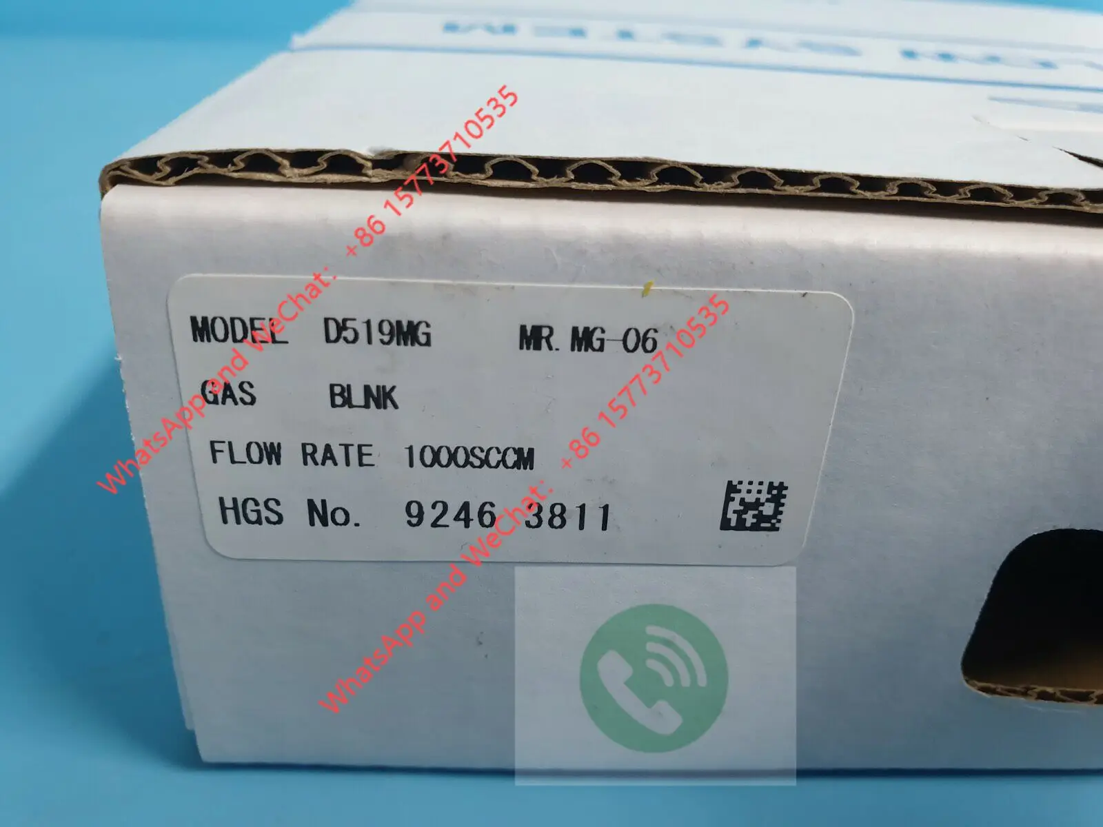 HORIBA STEC D519MG Mass Flow Meter, original Japanese product, Model D519MG (MR.MG-06), flow rate 1000 sccm.