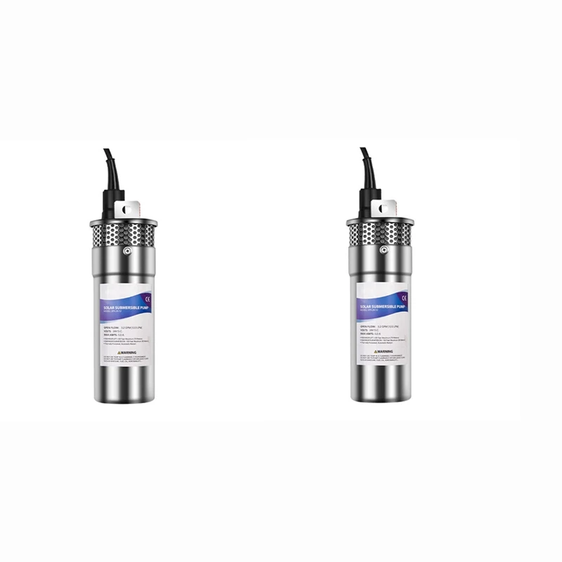 Stainless Steel Submersible Pump River Water Intake Pump 12-Liter High-Flow And Deep-Well 12V