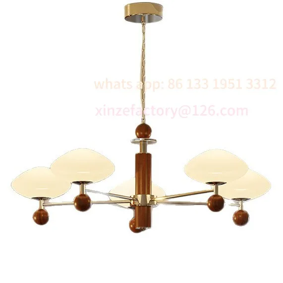 

Customizable white light French antique living room chandelier New Chinese main light