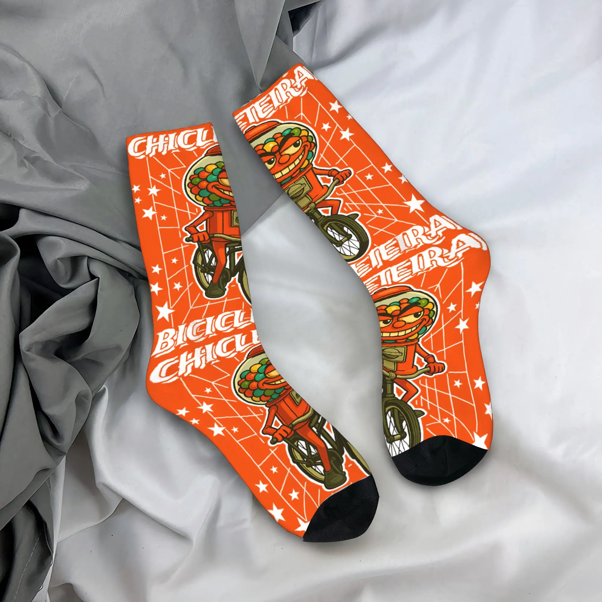 

Chicleteira-Bicicleteira Italian-Brainrot Gumball Machine Носки Нескользящие чулки Мужские носки высокого качества Осенние носки