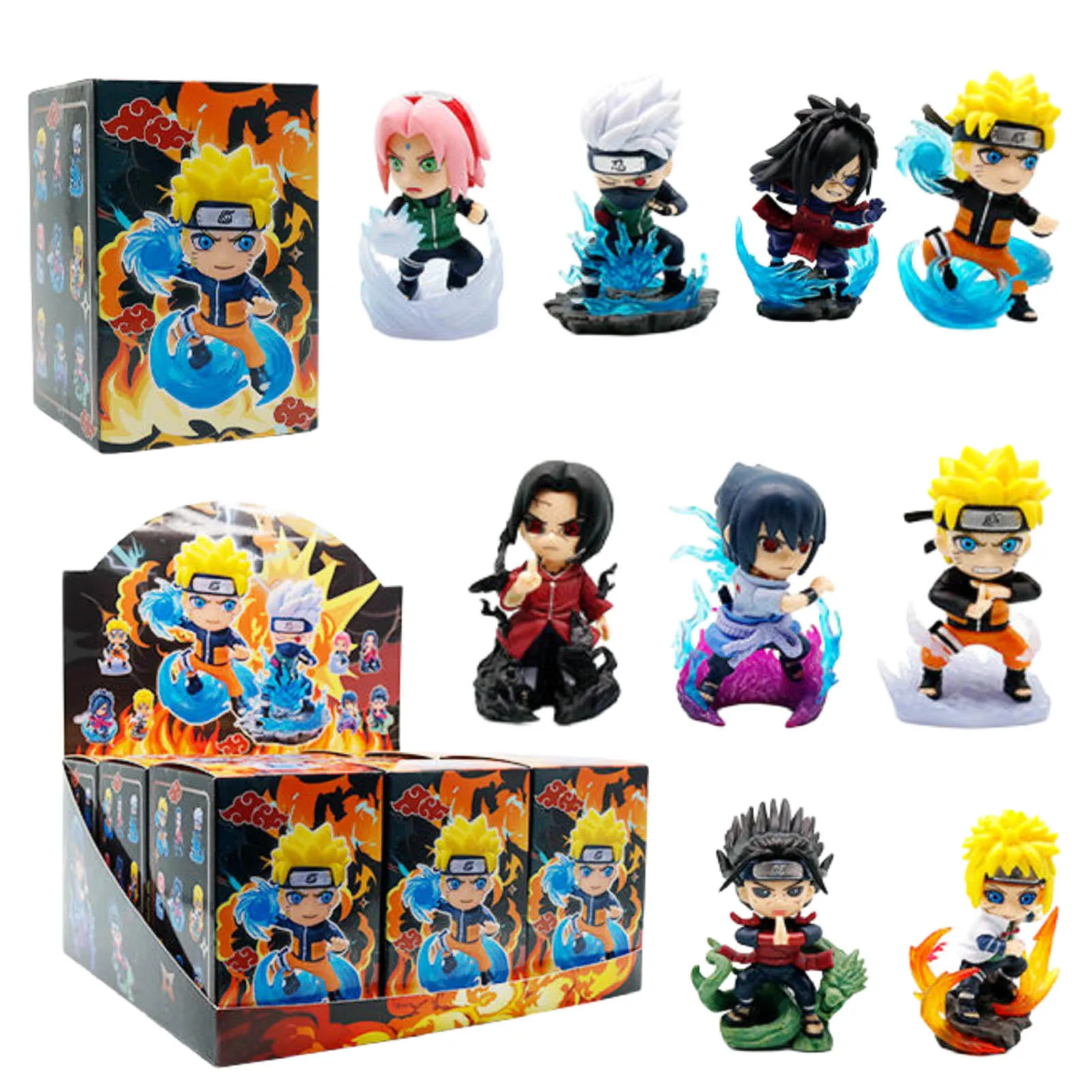 

Горячая новинка! Серия фигурок FUNISM NARUTO SHIPPUDEN: Хроники Великой Ниндзя-войны, Слепая коробка, Том 1. Милый подарок для детей на день рождения, игрушка из серии.