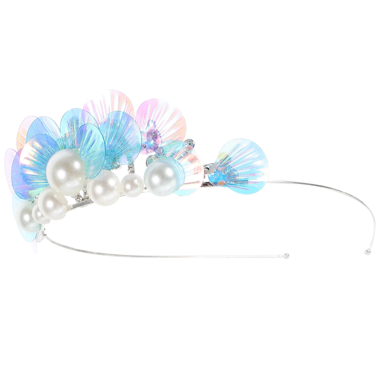 

Rhinestone Crown Headband Girls Tiara Birthday Party Toddler Headdress Hair Jewelry Hair Accessories Sparkling Durable
