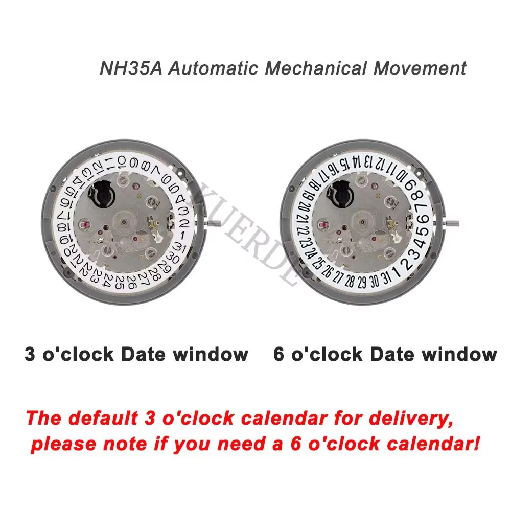 일본 NH 시리즈 무브먼트, NH35/3 및 NH35/6 무브먼트, 정확한 시간 및 안정적인 성능, 수입 시계 액세서리