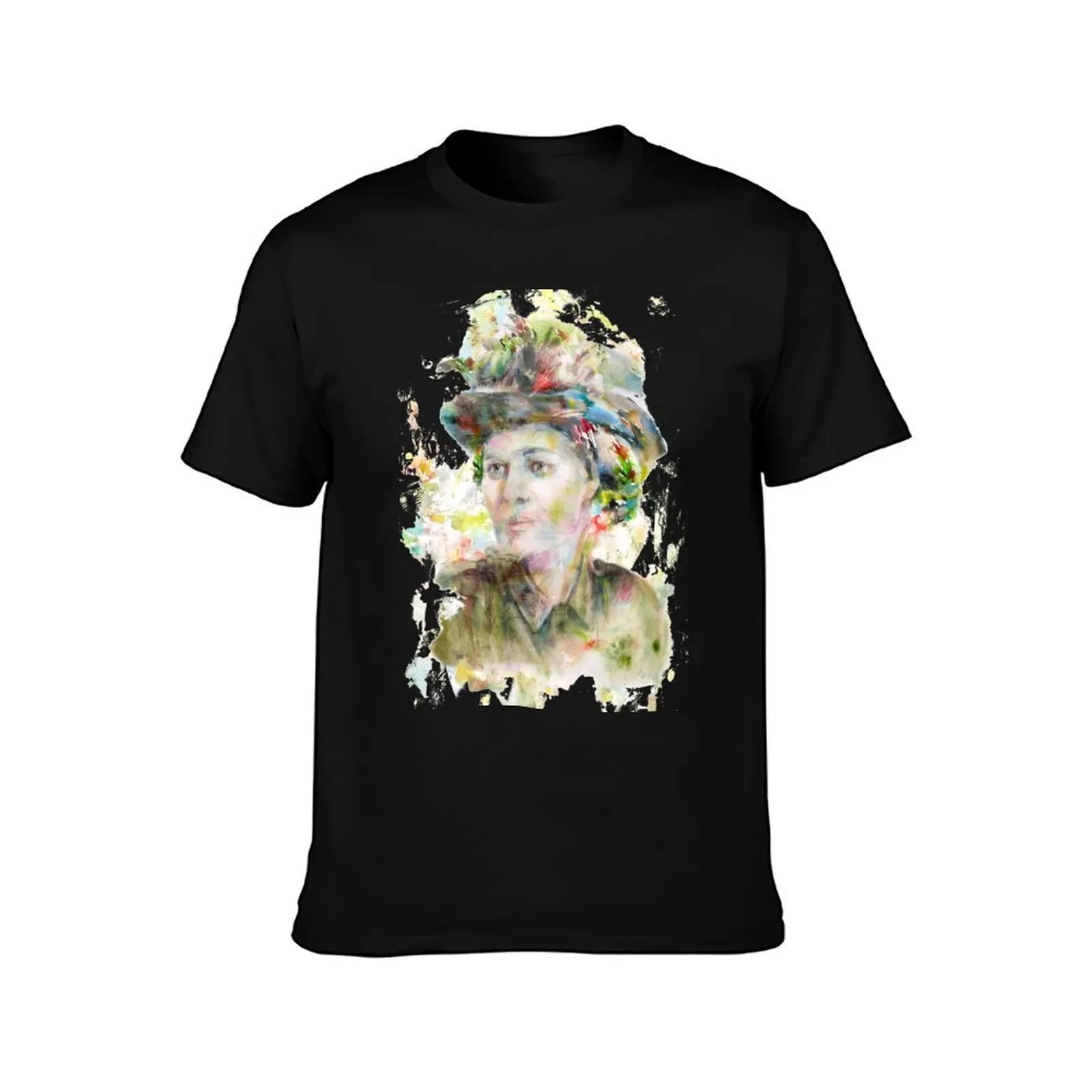 Countess Constance Markievicz Portrait T-Shirt Lightweight Basic Short Sleeve Shirt T-Shirt