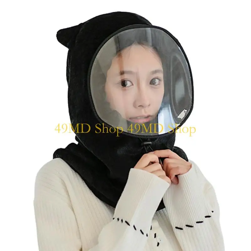 

49MD ветрозащитная лыжная полнолицевая маска с капюшоном ветрозащитный для спорта на открытом воздухе, охоты, катания на лыжах,