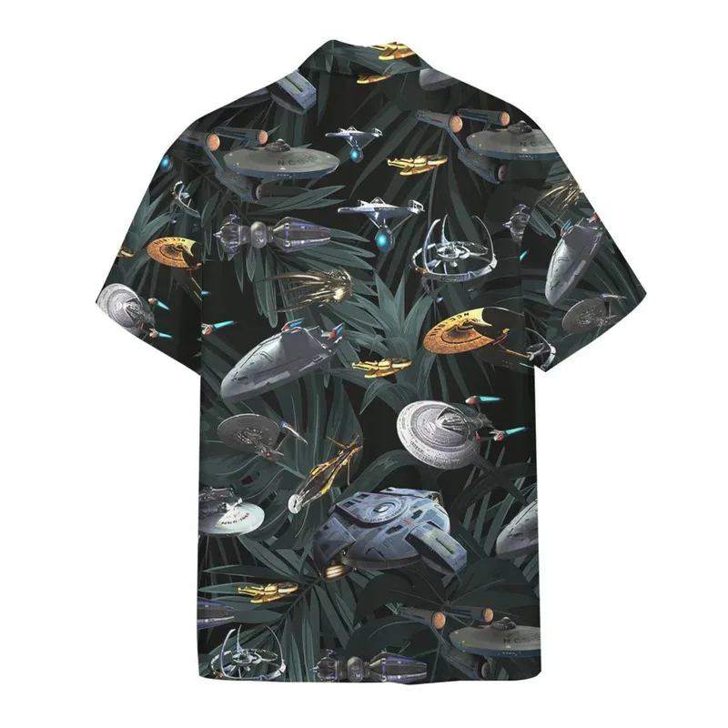 2025 yiyi2025yiyiNew hombres Hawaii amarillo creativo paisaje chino pintura manga corta Aloha camisas estilo cubano verano más S