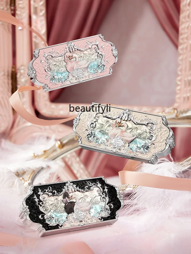 

Flower Knowledge Swan Ballet Six Colors Eyeshadow Disc Dopamine Makeup Official Makeup