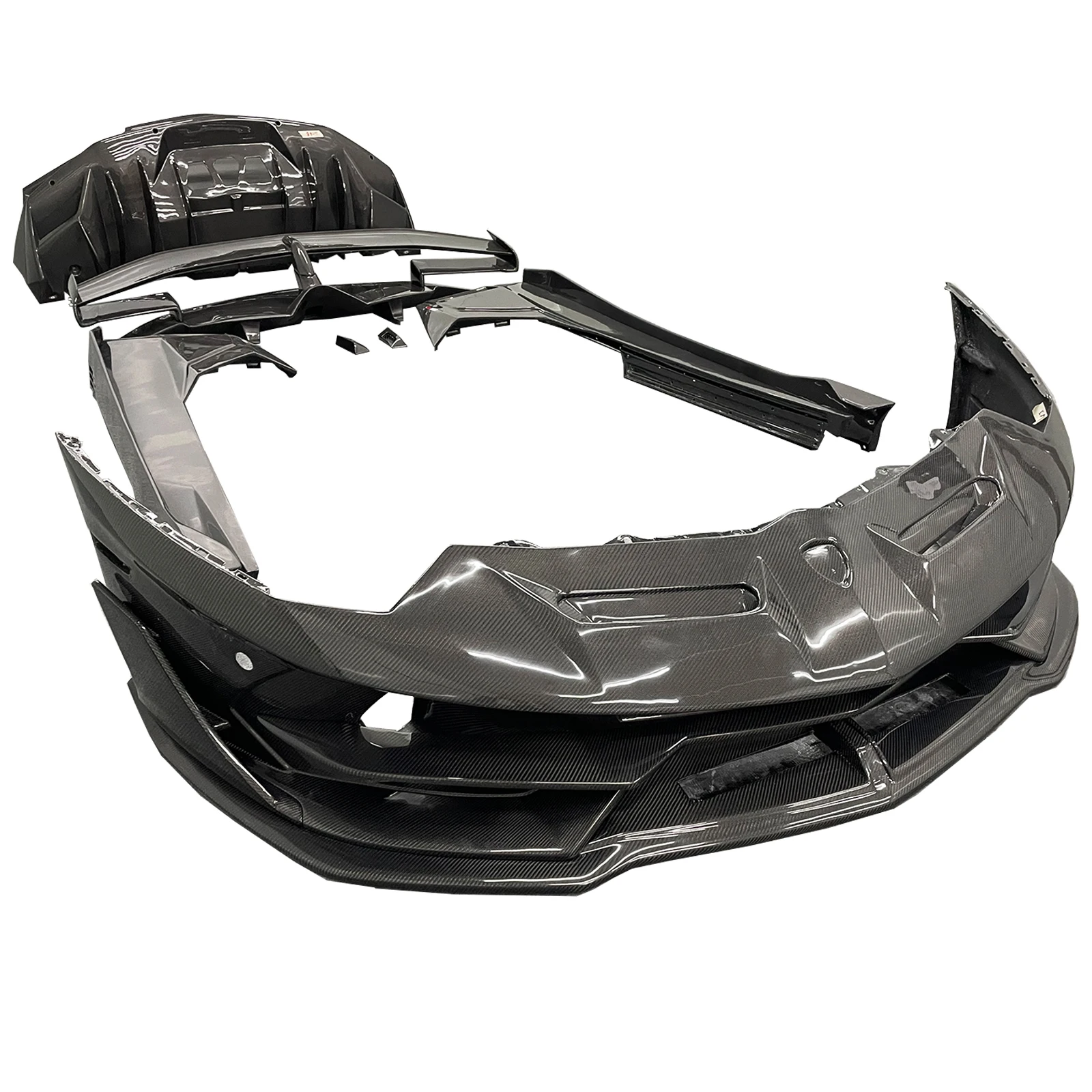 Svj Style Bodykit 2011-2015 Carbonio Bagnato Paraurti Auto In Carbonio Per 'Lamborghini Aventador Lp700-4 Lp720 Lp750