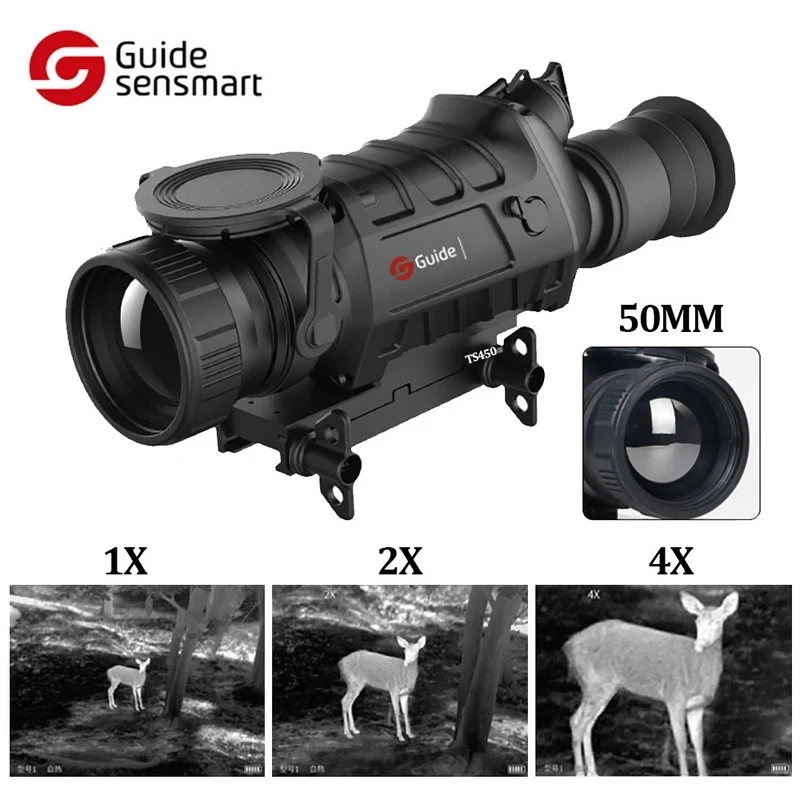 Guide TS450 TS435 TS425 AMOLED Display Thermal Imaging Scope Monocular for Hunting Riflescope Infrared Imager Socpe Sight Vision