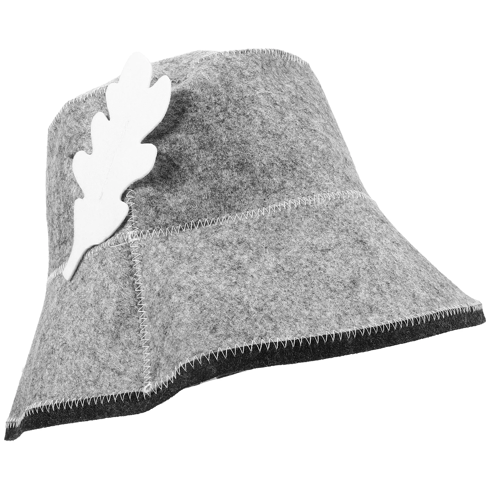 Shower Cap Felt Sauna Hat for Men Bathroom Supplies Accessories Portable Grey Comfortable Women Miss