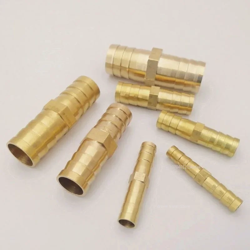 Brass Splicer Pipe Fitting water gas air joint  T X Y L Type Hose Barb Tail 6 8 10 12 14 16 19 mm Male Connector Copper Adapter