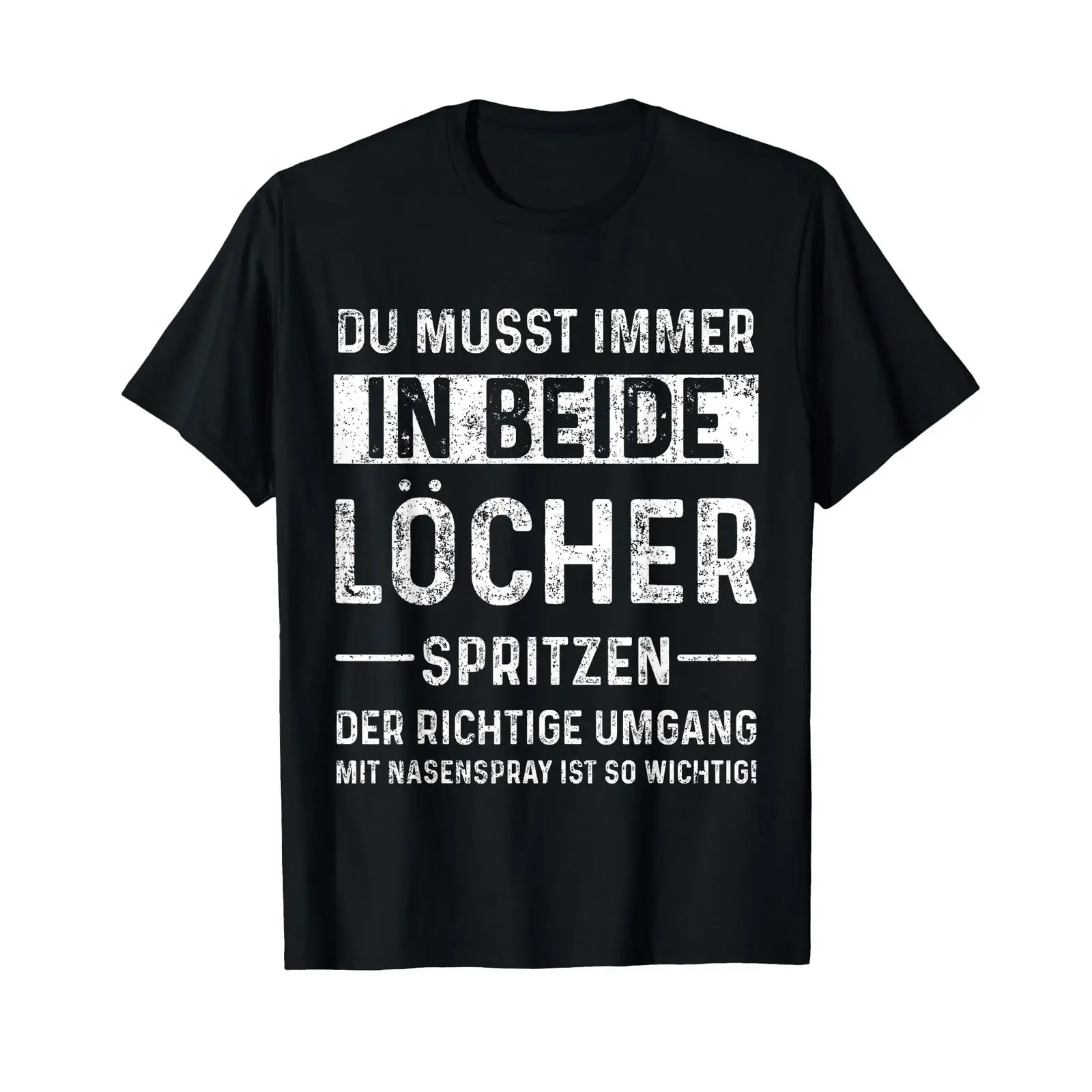 Syringe Nasal Spray Eraser Sarcastic Ironic T Shirt vintage Washed Stretched streetwear Comfortable Versatile