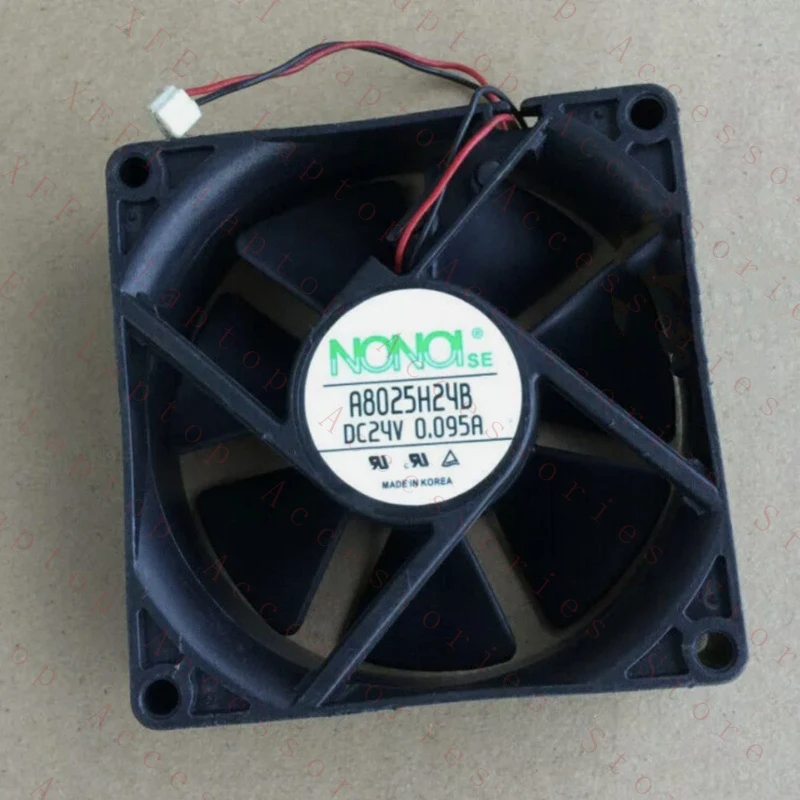 

F 1 PC New FOR NONOIse A8025H24B DC24V 0.095A 2-wire inverter fan #zc
