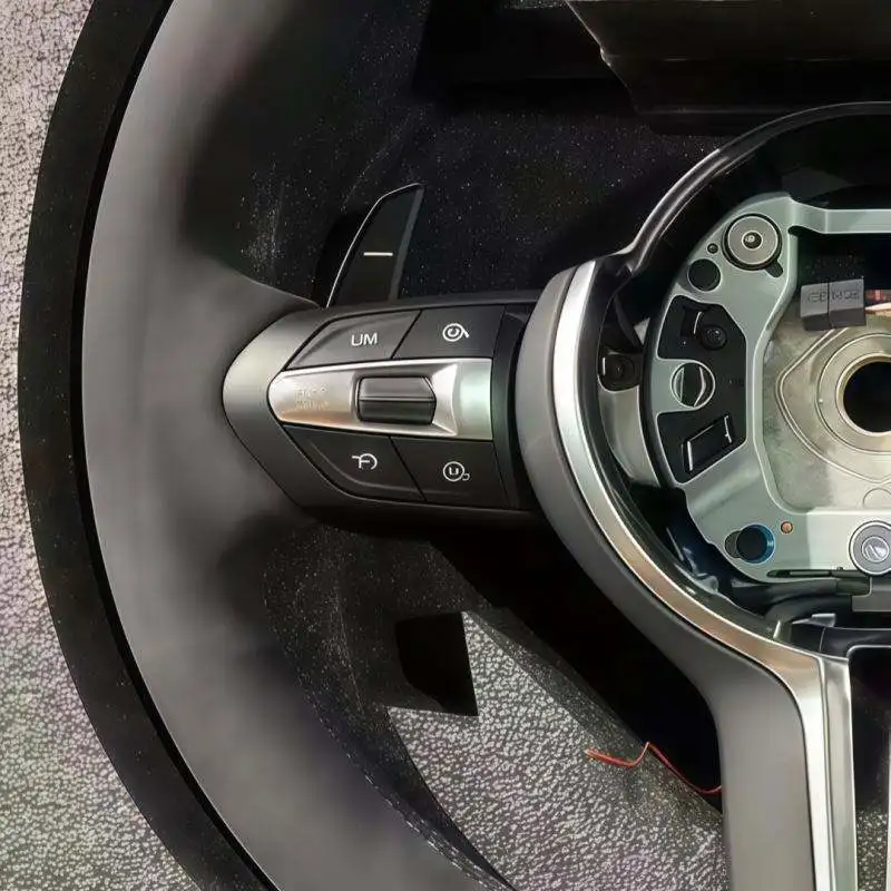 Hot Selling LED Suede Steering Wheel For BMW F30 M2 E90 320d F36 M4 F83 F10 X3 X5 F06 M3 E92 E87 F20 F33 F22 F01 F15 X2 F39 view 2
