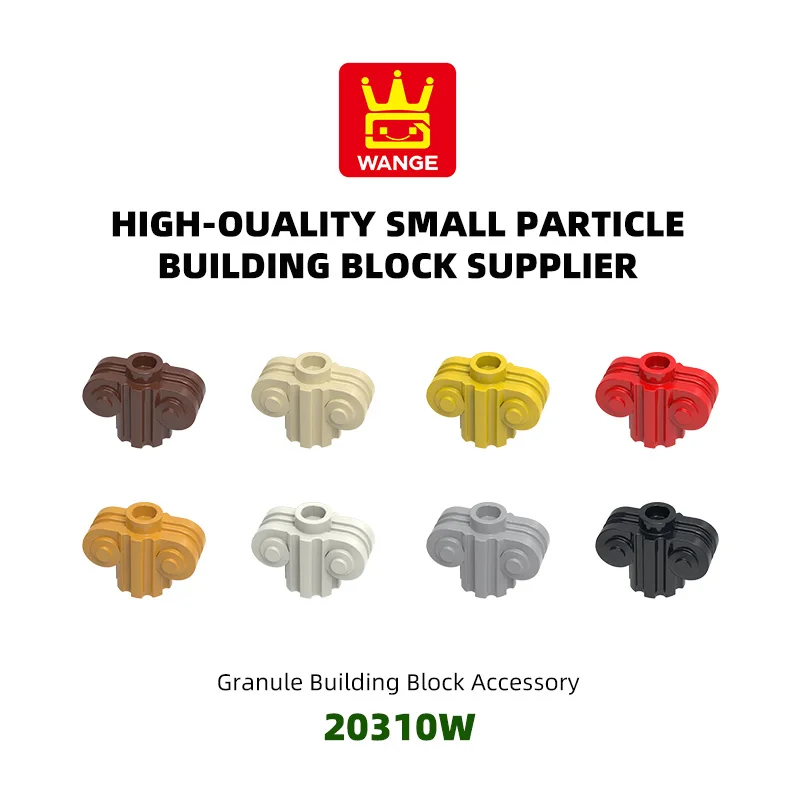 

WANGE 211Pcs/Lot 20310W Capital height 1 hole Building Block Moc Color Accessories Compatible with Brick Children Toy Gift Box