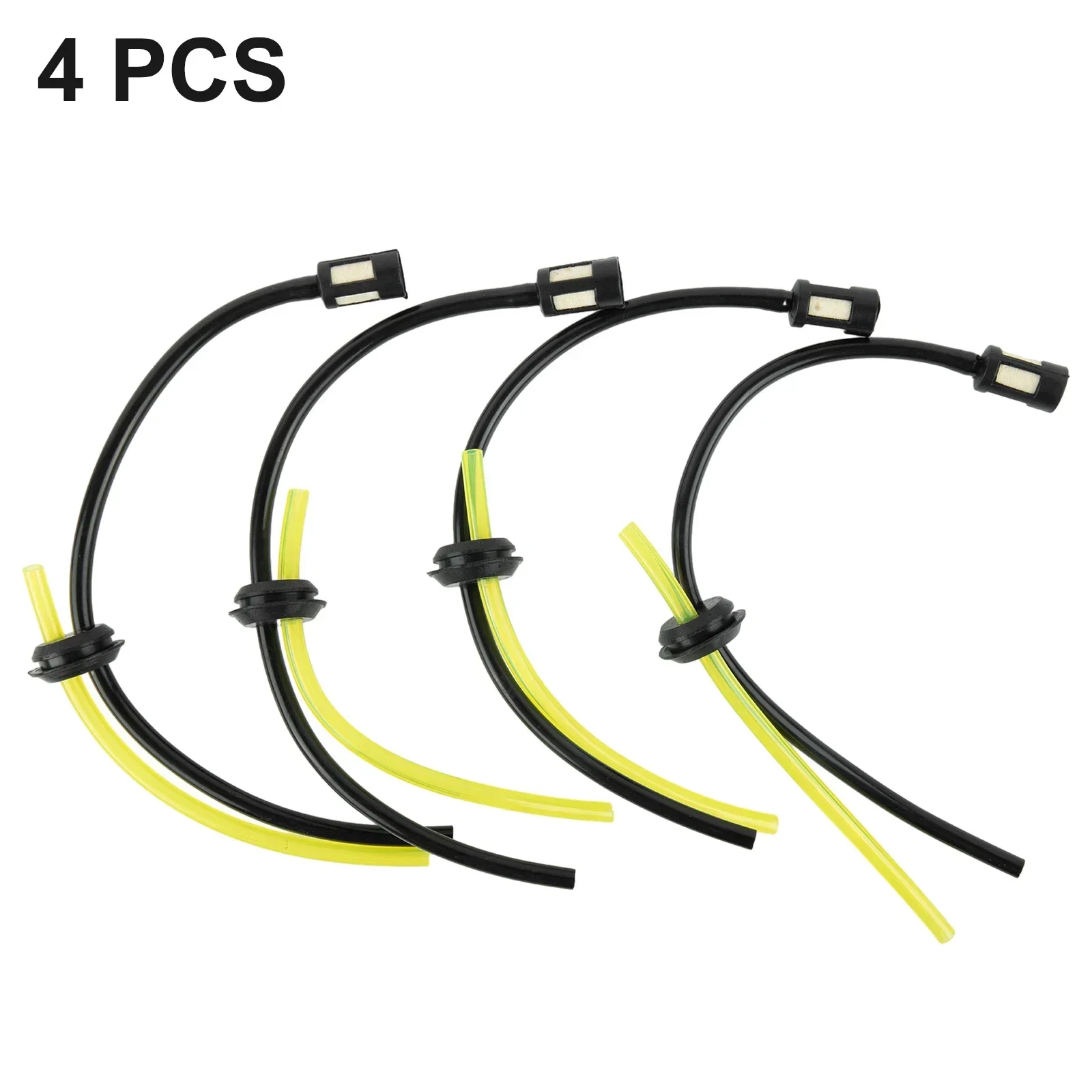 4 Pcs Grass Trimmer Oil Pipes With Fuel Petrol Tank Filters Brush Cutter Petrol Gas Hose Lawn Mower Part Accessory Sets