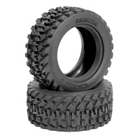 Tamiya 60D Soft Rally Tires - Leather Grain RallyBlock for M-Cars (60mm) Meijiaxin 1/14 Rally Car Universal  2pcs/4pcs - 51427