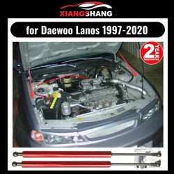 for Daewoo Lanos 1997-2020 Front Bonnet Hood Modify Gas Struts Carbon Fiber Spring Damper Lift Support Absorber