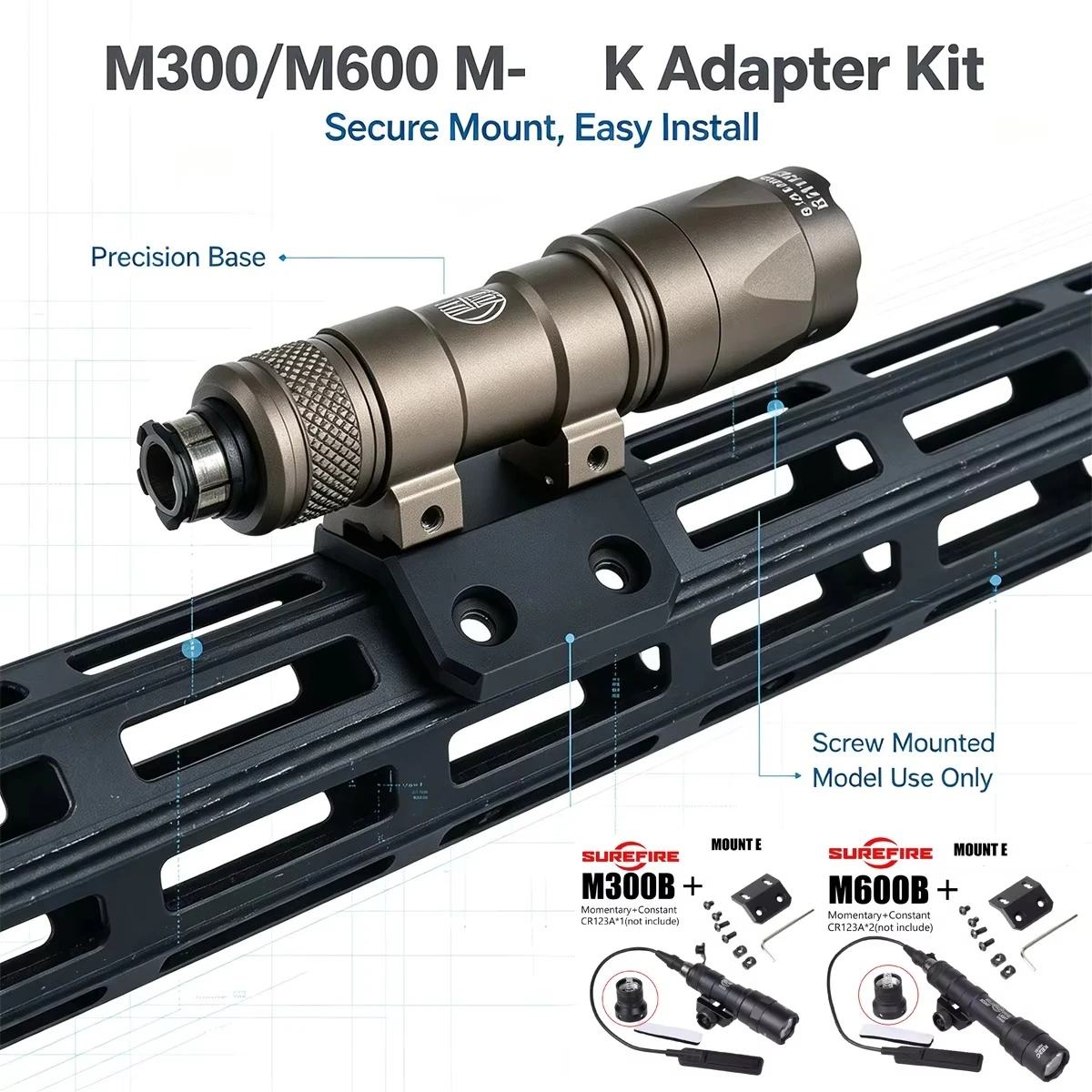 Hunting Outdoor Store - SureFire M300 M600 Scout Light, tactische