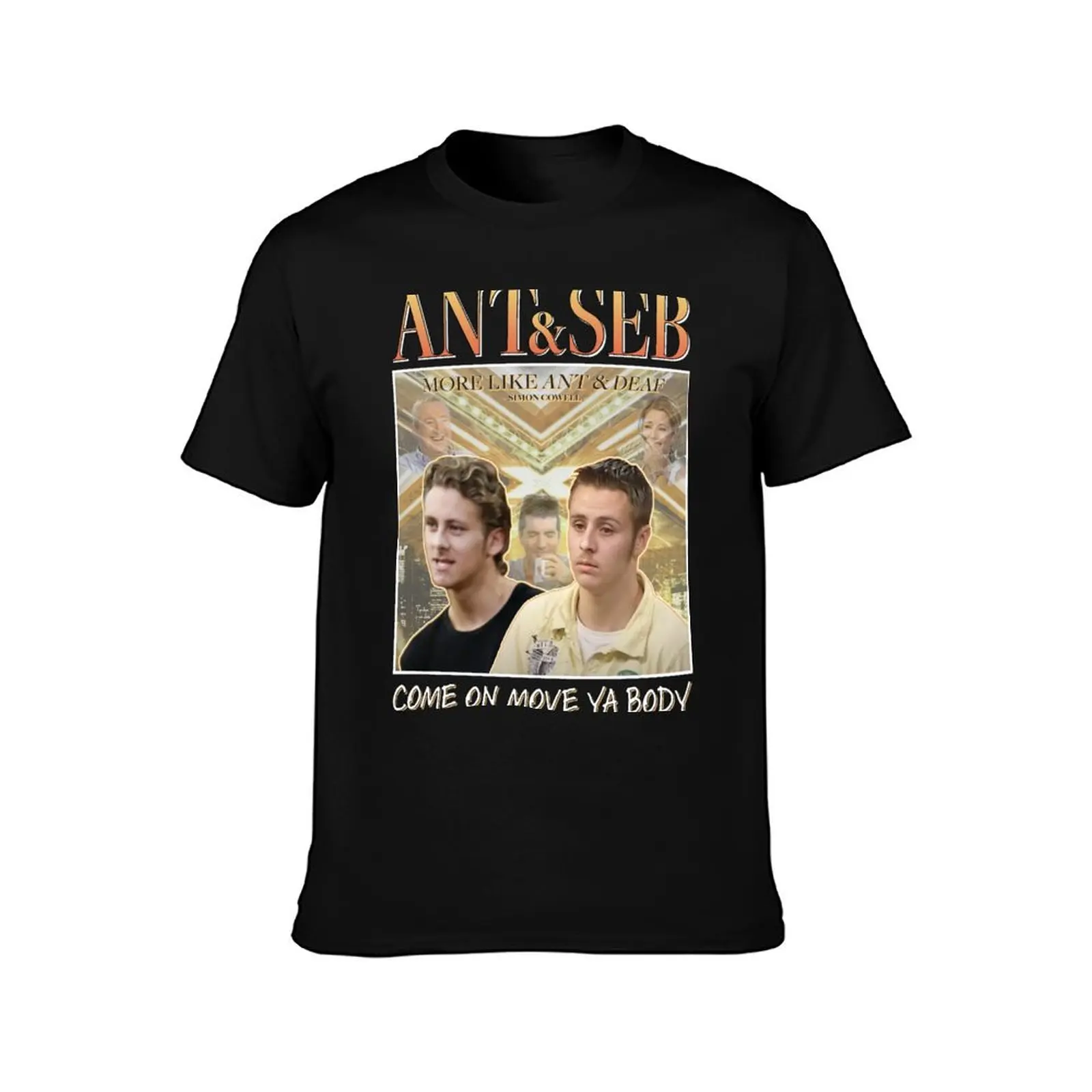 Ant and Seb Mysterious Girl X Factor Audition T-Shirt new edition vintage blue lock t shirt for men