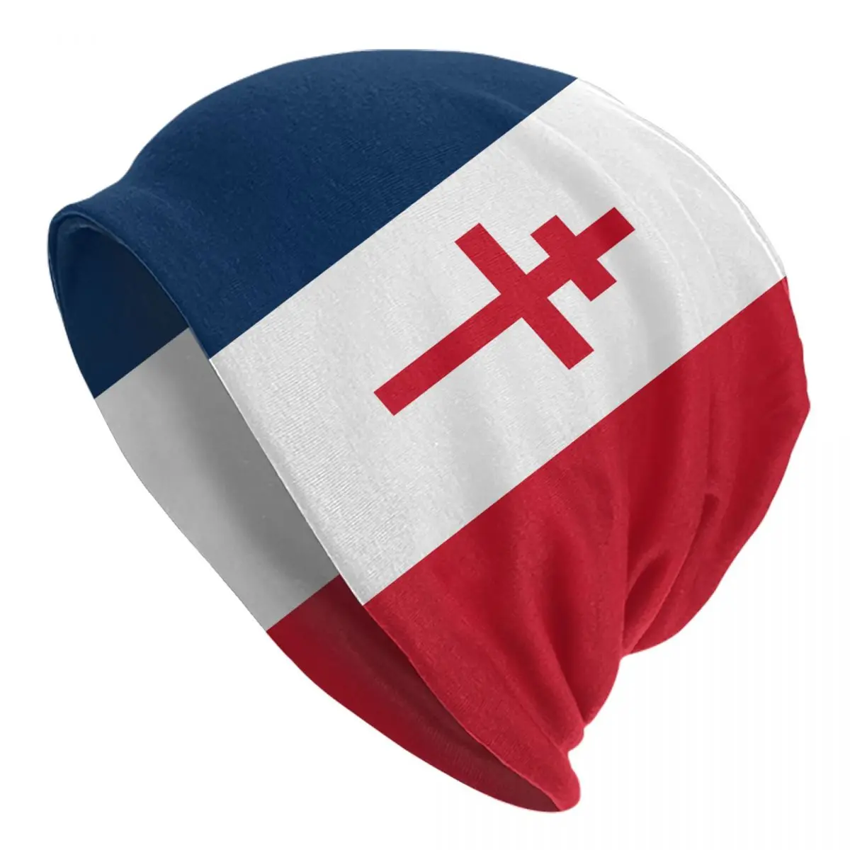 

Free France Flag Bonnet Hat Knitting Hats Casual Outdoor Skullies Beanies Hat Men's Women's Spring Dual-use Cap