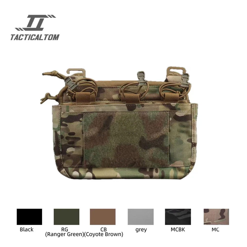 

Тактический жилет с передней подвеской на липучке и тройной портативной сумкой для хранения 5,56, многофункциональная портативная сумка
