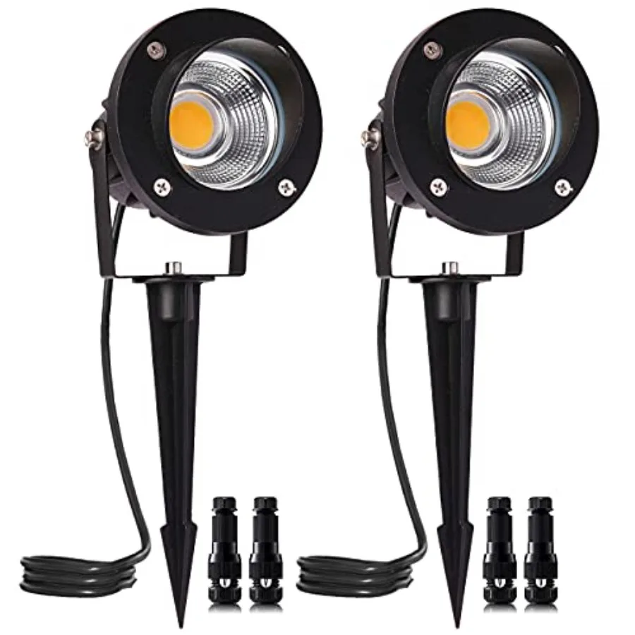 

18 Вт Низковольтный ландшафтный светодиодный прожектор для улицы, 12В~24В AC/DC, водонепроницаемый, для освещения двора, с креплением