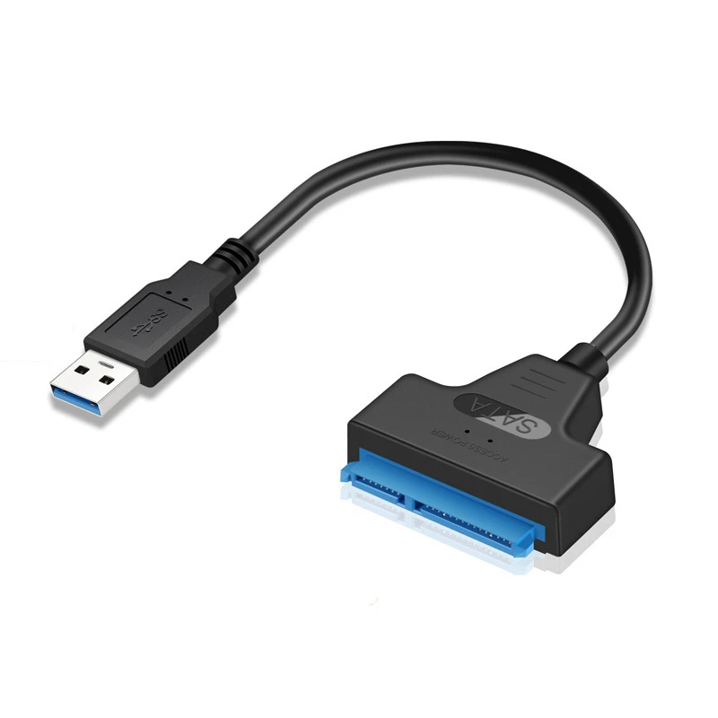 USB 3.0 SATA 3 Sata To USB Adapter Lên Đến 6 Gbps Hỗ Trợ 2.5 Inch Bên Ngoài SSD HDD Ổ 22 Pin Sata III