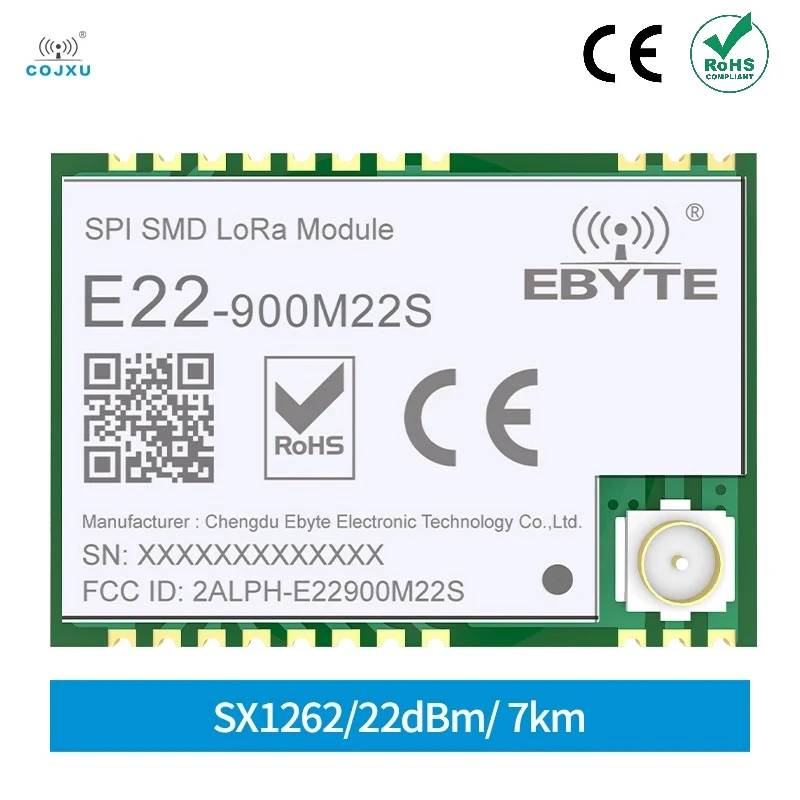 lorawan-sx1262-lora-32m-transceptor-sem-fio-tcxo-de-alta-precisao-e22-900m22s-spi-868-915mhz-65km-smd-cojxu-transmissor-receptor