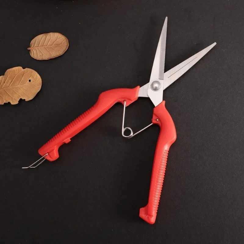 Stainless steel, lockable fruit picking grape shears, pruning shears, gardening tools, vegetable patches, bonsai, woodworking