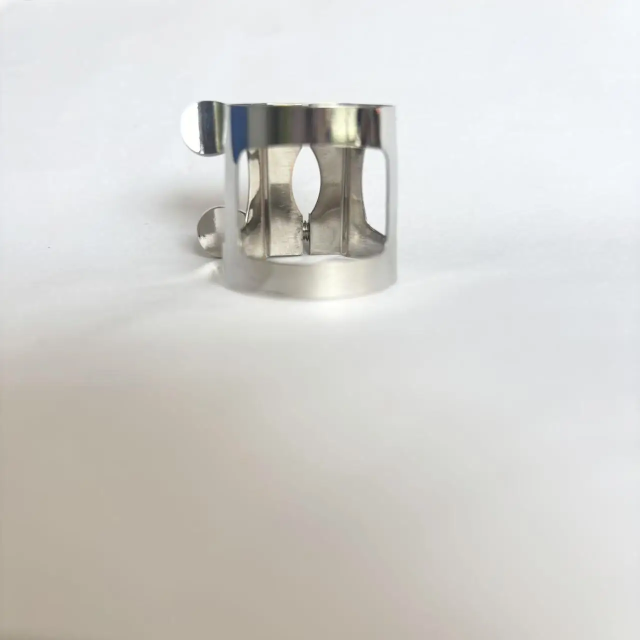 Acessórios de fixação de bocal de ligadura de saxofone/celinete banhado a níquel