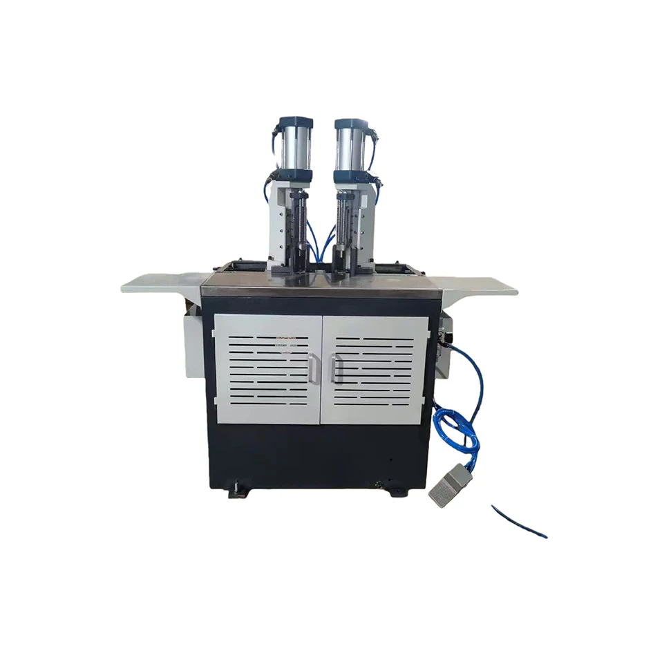 Pneumatic Double-Head Beveling Fish Cutting Machine // Motor CE Certified Computerized Notebook Case
