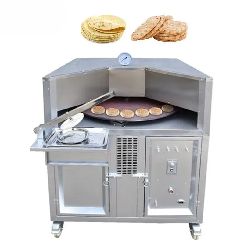 

automatic electric lebanese industrial commercial pita bread oven lebanese machine/roti maker with gas for sale