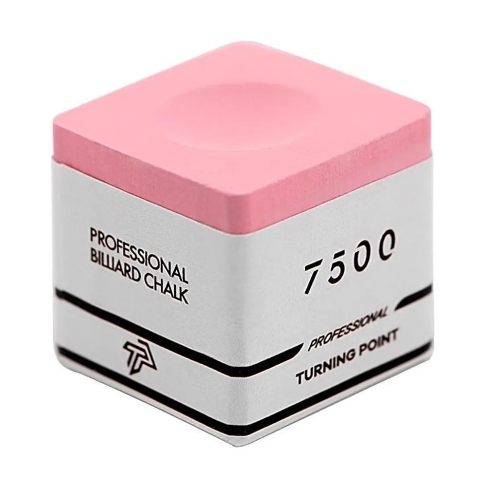 Square TP7500 Billiard Chalk Non-slip Pink/Grey Snooker Neutral Pool Chalk Fine Powder Billiard Pool Chalk Billiard Accessories